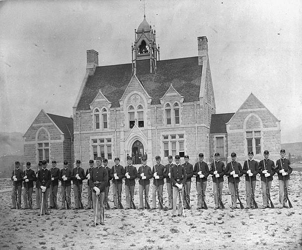 Cutler Academy drill team in 1891 <span class="cc-g所有ery-credit"></span>